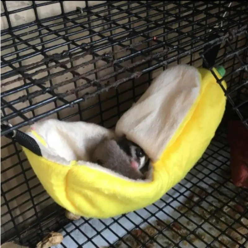 Banana Shaped Hamster Bed Nest Warm Soft Flannelette Small Pets Squirrel Mouse Portable Hanging Cage Enrichment Guinea Pig House
Banana Shaped Hamster Bed Nest Warm Soft Flannelette Small Pets Squirrel Mouse Portable Hanging Cage Enrichment Guinea Pig House