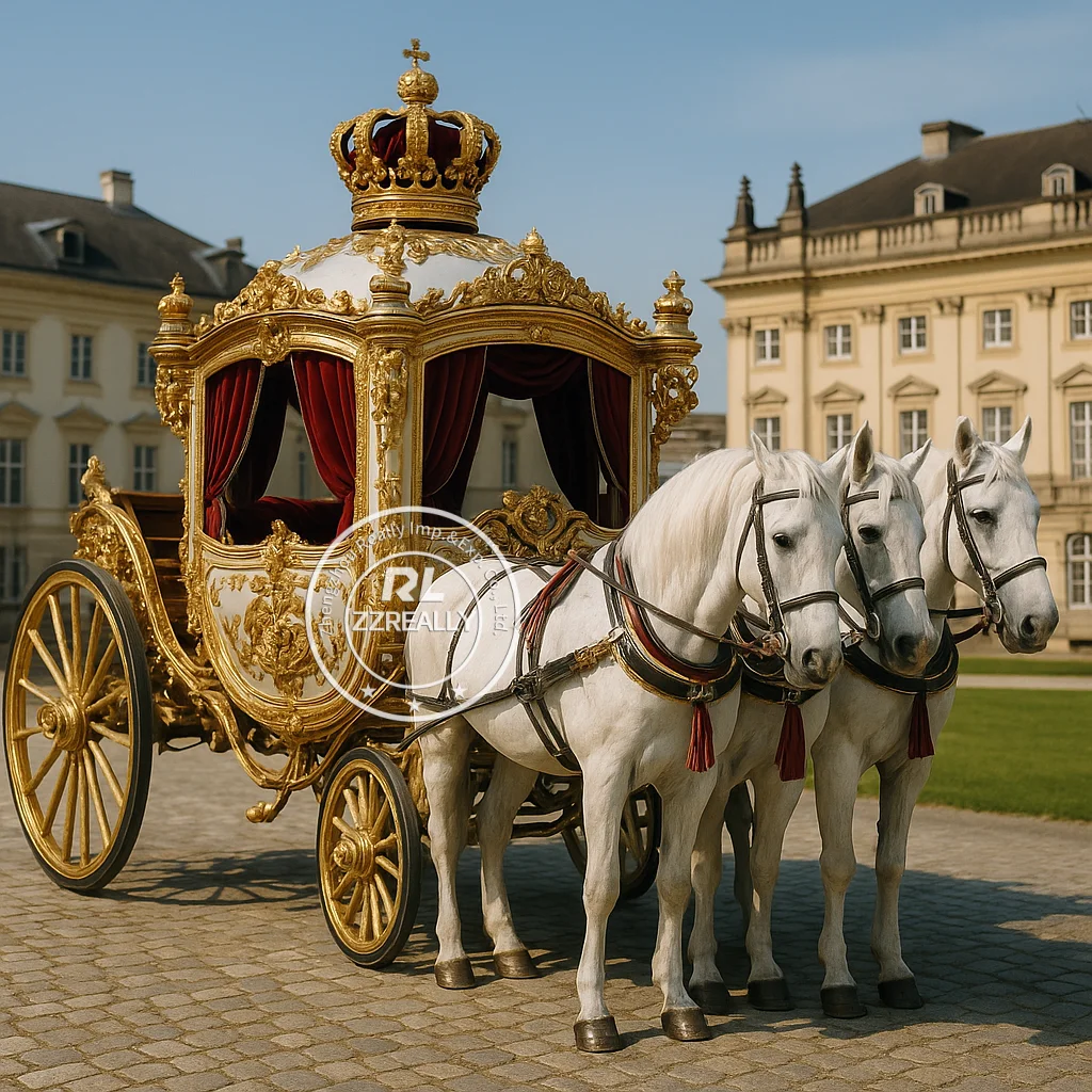 Royal Electric Vehicle Luxury Horse Carriage Carts New Style Wedding Horse Drawn Carriage Trailer for Sale
Royal Electric Vehicle Luxury Horse Carriage Carts New Style Wedding Horse Drawn Carriage Trailer for Sale
