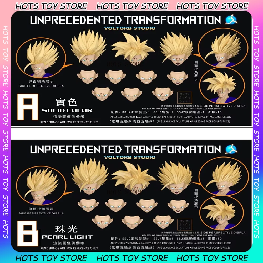 LEFMA&RECUSTOM Voltorb Studio Dragon Ball Super Saiyan 2 Son Gohan Battle Damaged Head Accessories Anime Action Figure Toys Gift 
LEFMA&RECUSTOM Voltorb Studio Dragon Ball Super Saiyan 2 Son Gohan Battle Damaged Head Accessories Anime Action Figure Toys Gift