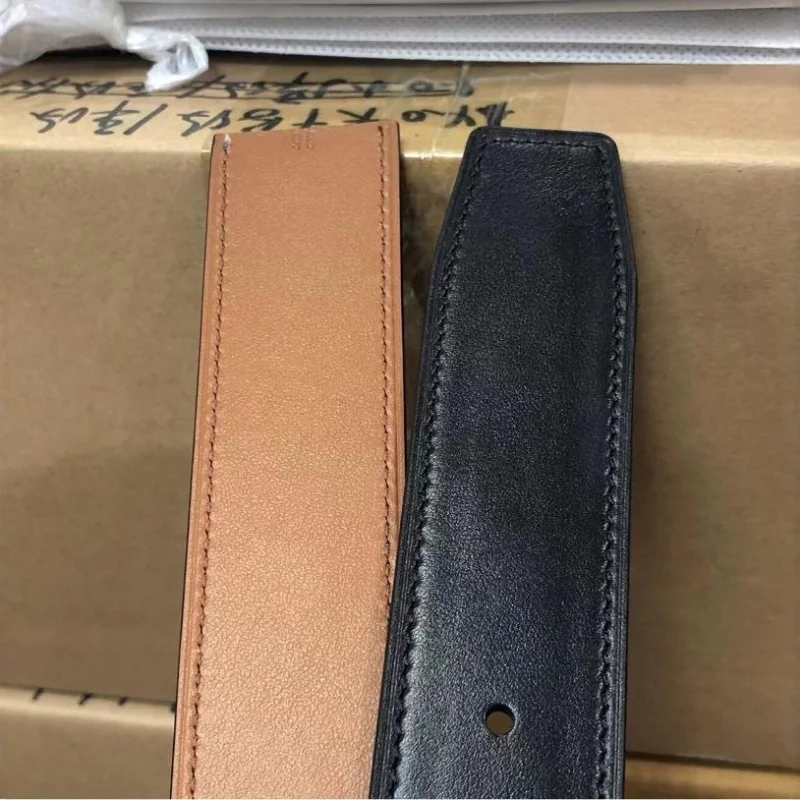 Luxury 3.5cm Men's Belt - Korean Style Genuine Leather, Two-Tone Stitch, Business Replacement Strap, No Buckle
Luxury 3.5cm Men's Belt - Korean Style Genuine Leather, Two-Tone Stitch, Business Replacement Strap, No Buckle