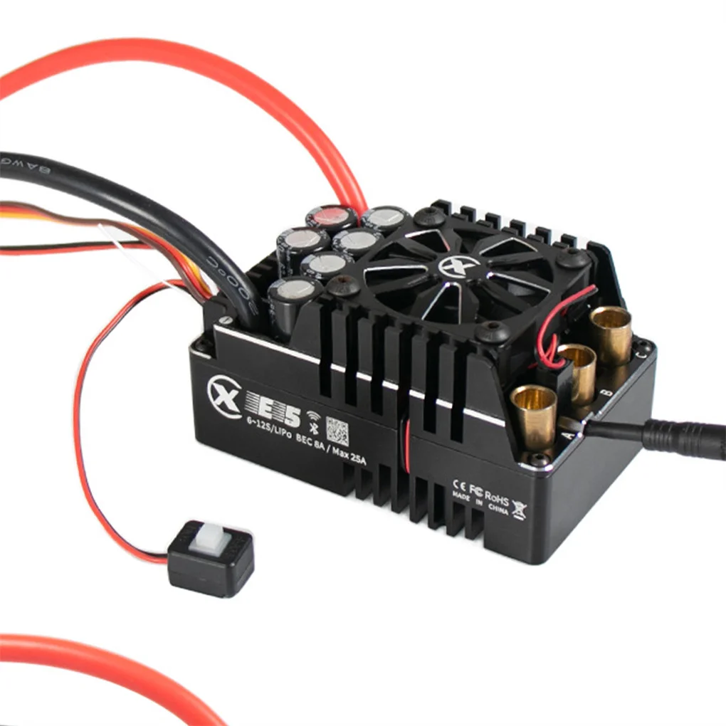 E5 Speed Controller Waterproof High Performance Brushless Sensored ESC For RC Car Buggy 6-12s Brushless EZRUN Max5 Motor Black
E5 Speed Controller Waterproof High Performance Brushless Sensored ESC For RC Car Buggy 6-12s Brushless EZRUN Max5 Motor Black