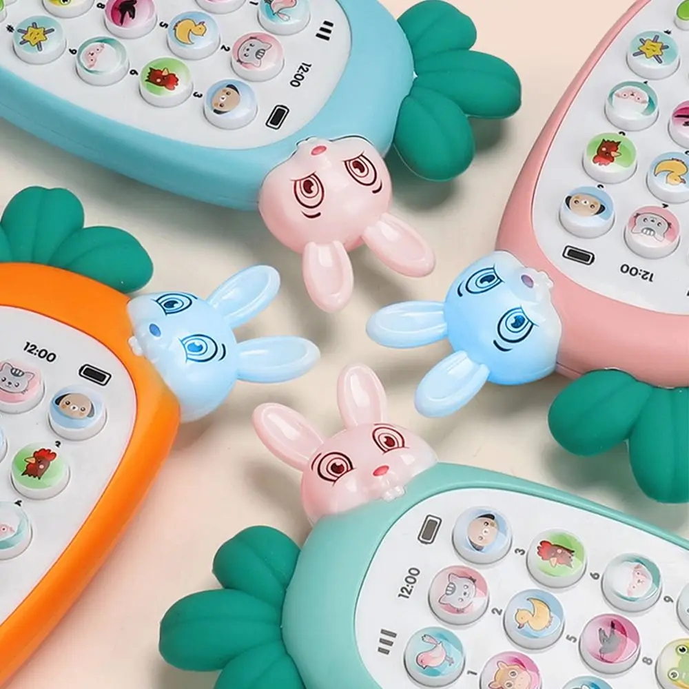 Cartoon Rabbit Carrot Rabbit Phone Voice Music Early Educational Machine Interactive Early Education Bilingual Telephone
Cartoon Rabbit Carrot Rabbit Phone Voice Music Early Educational Machine Interactive Early Education Bilingual Telephone