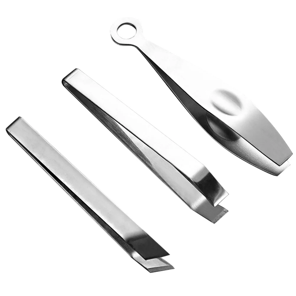 3 Pcs Poultry Hair Removal Forceps Stainless Steel Tweezers Precision Slant Tip Ingrown Pig Plucking Clip Fish Bone Pliers
3 Pcs Poultry Hair Removal Forceps Stainless Steel Tweezers Precision Slant Tip Ingrown Pig Plucking Clip Fish Bone Pliers