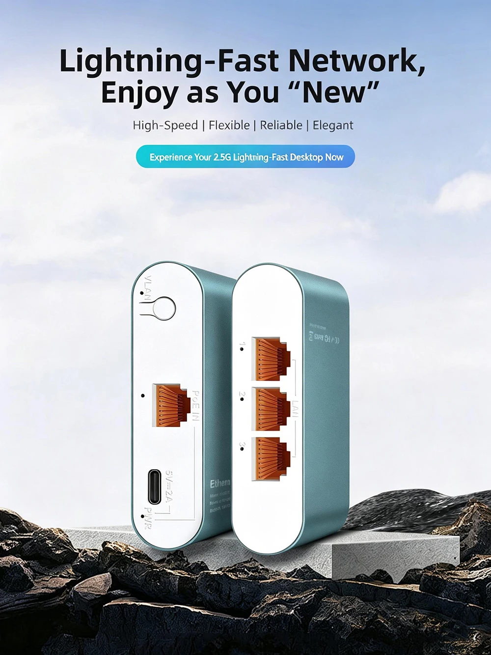 2500Mbps 1 to 3 Network Splitter Gigabit Ethernet Adapter Internet Network Switch
2500Mbps 1 to 3 Network Splitter Gigabit Ethernet Adapter Internet Network Switch