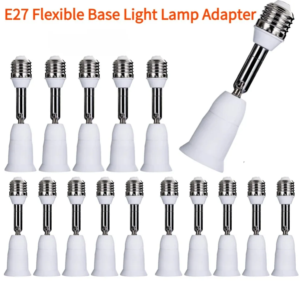 1-6PCS LED Light Bulb Lamp Holder Flexible Extension Adapter Socket Extend E27 to E27 Adapter Converter Wall Base Holder Screw
1-6PCS LED Light Bulb Lamp Holder Flexible Extension Adapter Socket Extend E27 to E27 Adapter Converter Wall Base Holder Screw