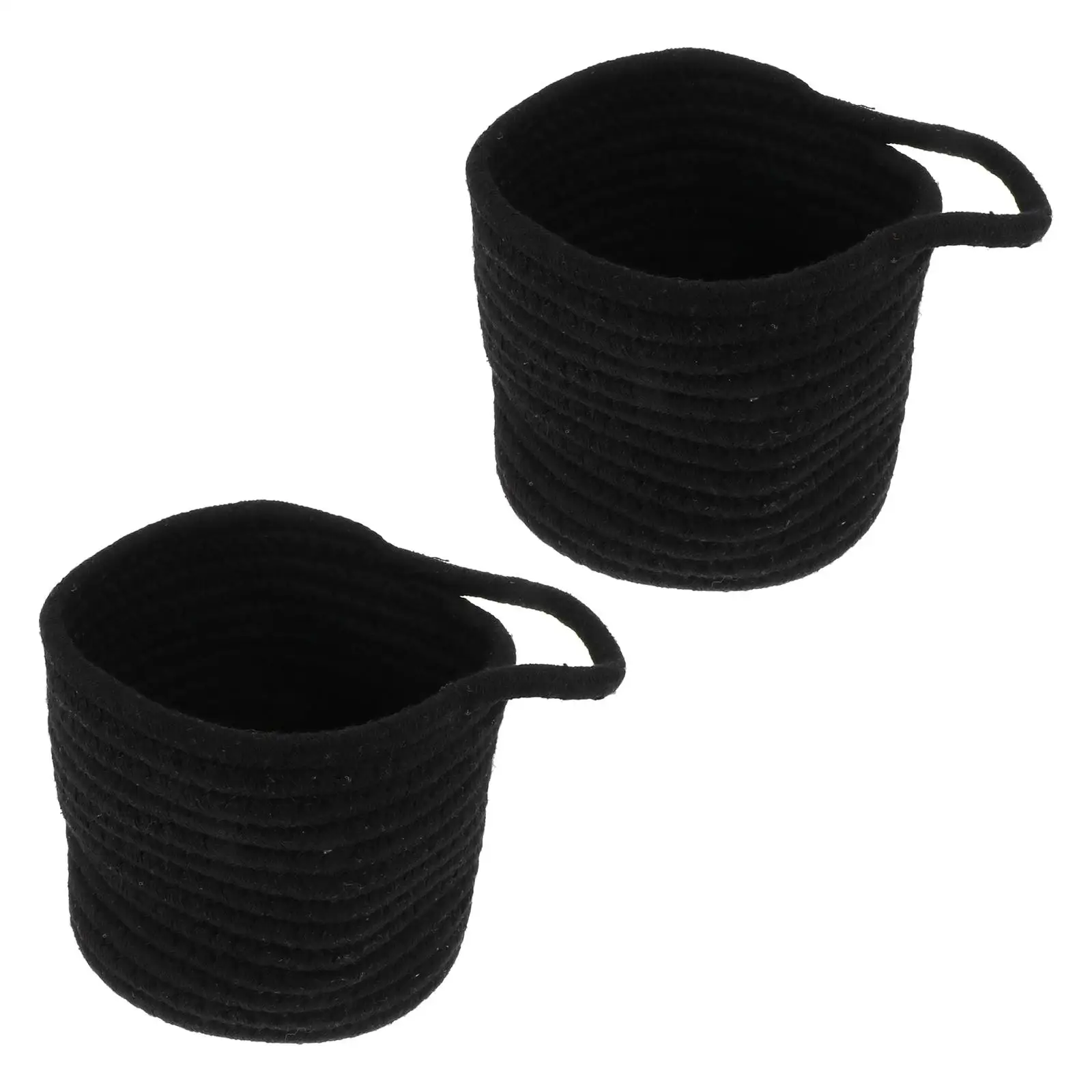 Cotton Rope Storage Basket 2 Pcs Woven Baskets Small Desk Laundry Organizer Home Decor Pen Stand Item Solution
Cotton Rope Storage Basket 2 Pcs Woven Baskets Small Desk Laundry Organizer Home Decor Pen Stand Item Solution