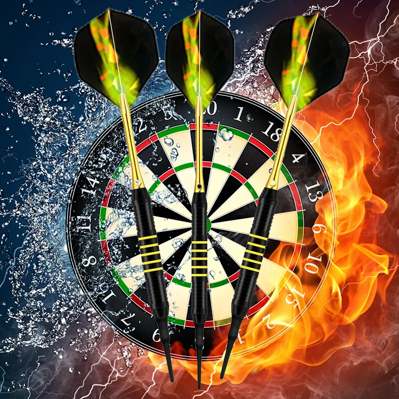 Darts 3pcs Soft Tip Darts Indoor Entertainment Competitive Safety Darts Aluminum Shafts Laser Accessories
Darts 3pcs Soft Tip Darts Indoor Entertainment Competitive Safety Darts Aluminum Shafts Laser Accessories