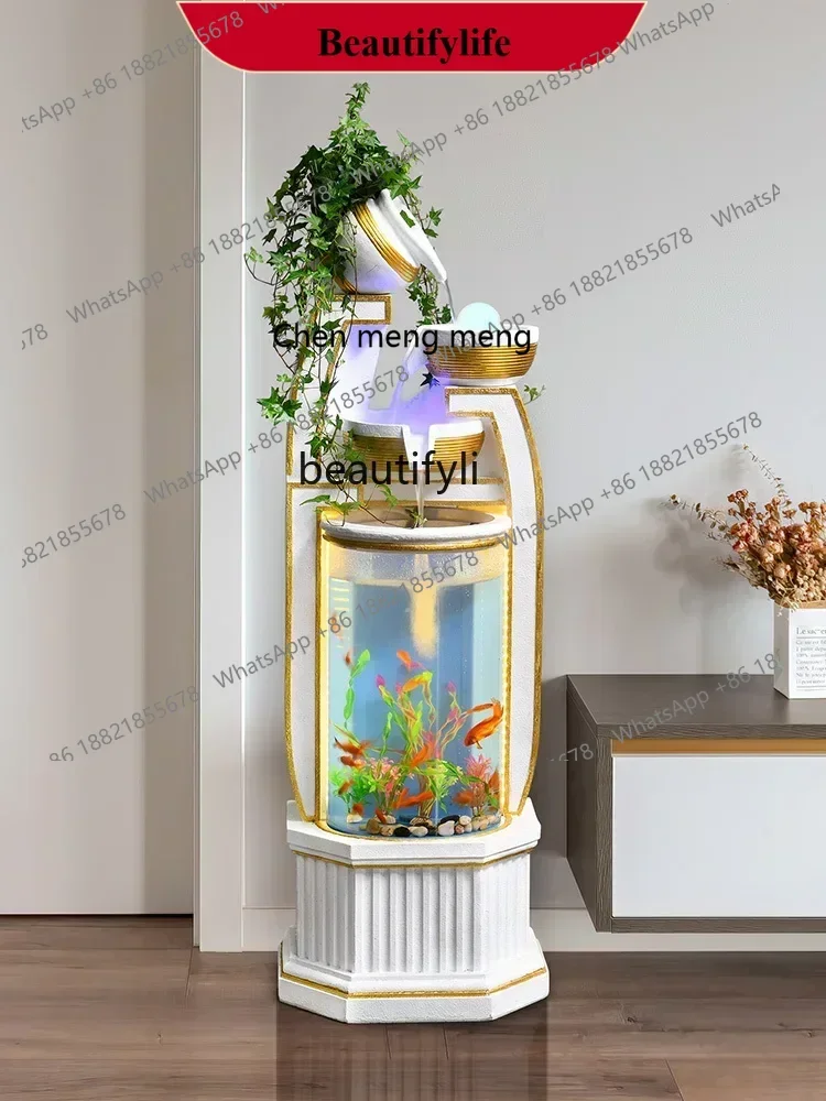 X A13 Modern Minimalist Flowing Water Ornaments Living Room European round Fish Tank Floor Water Landscape Blessing Office
X A13 Modern Minimalist Flowing Water Ornaments Living Room European round Fish Tank Floor Water Landscape Blessing Office