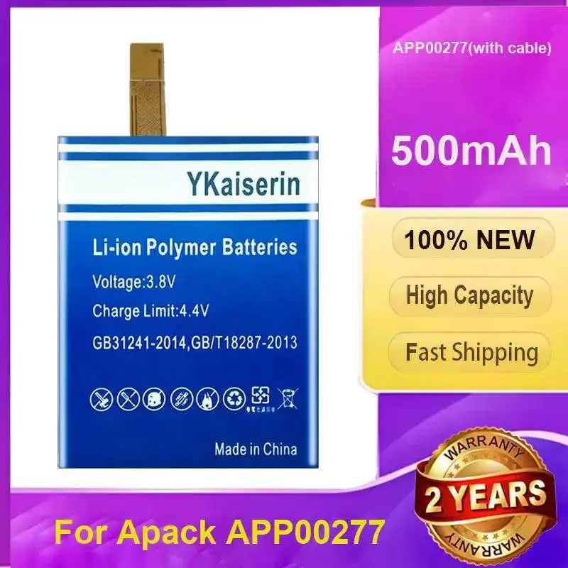 APP00277 с кабелем для настольного аккумулятора смарт-часов емкостью 500 мАч
APP00277 с кабелем для настольного аккумулятора смарт-часов емкостью 500 мАч