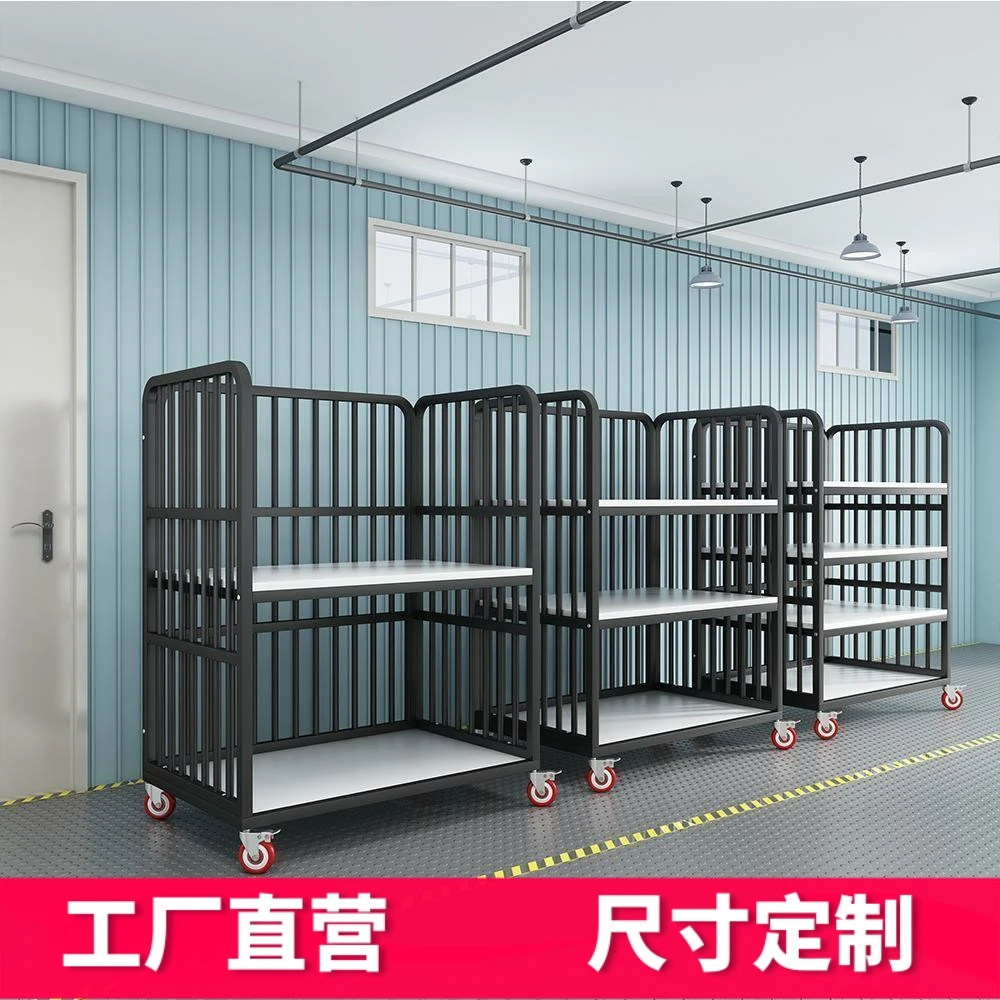 Clothing factory fence handcart cutting cart ready to wear turnover cart material packaging pushing cart
Clothing factory fence handcart cutting cart ready to wear turnover cart material packaging pushing cart