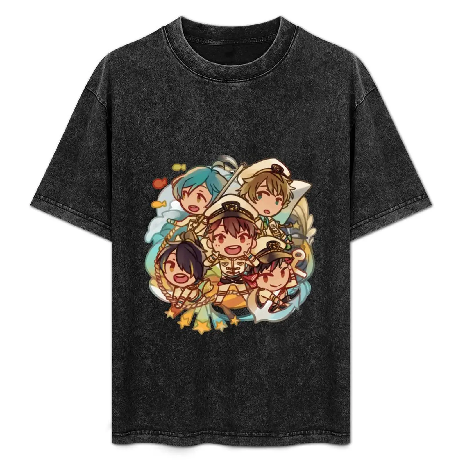 Enstars Ryuseitai Pirate Fes T-Shirt Fashion Print Casual Short Sleeve
Enstars Ryuseitai Pirate Fes T-Shirt Fashion Print Casual Short Sleeve