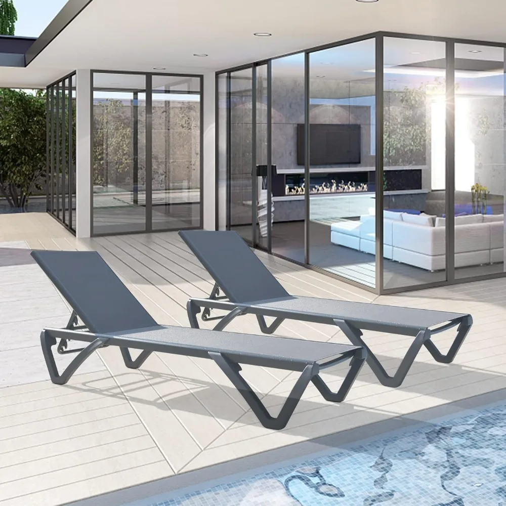 Domi Patio Chaise Lounge Открытый алюминиевый полипропиленовый стул с регулируемой спинкой, стул для загара у бассейна для пляжа, двора
Domi Patio Chaise Lounge Открытый алюминиевый полипропиленовый стул с регулируемой спинкой, стул для загара у бассейна для пляжа, двора