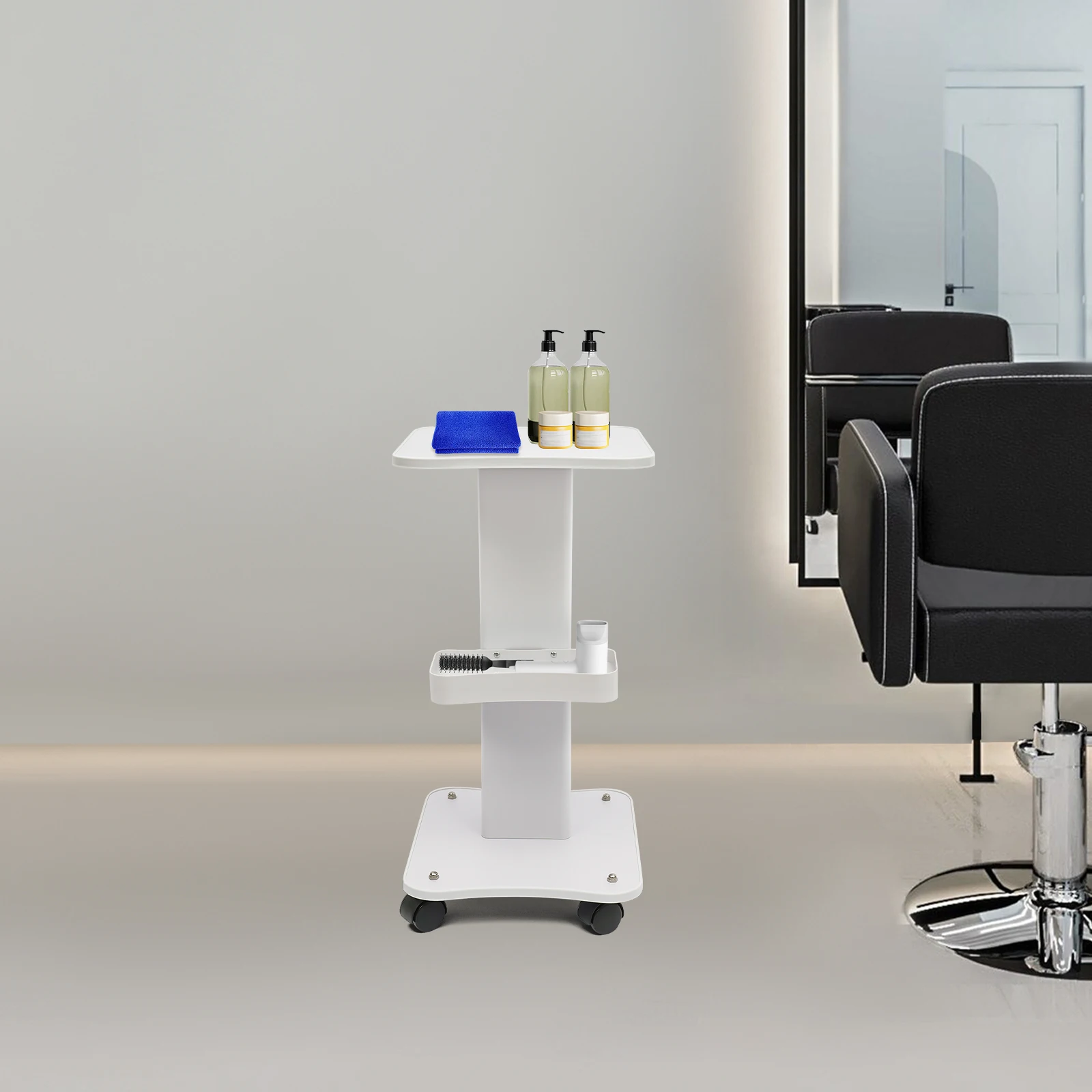 Multifunctional Beauty Cart – High-Quality Wood & Metal, Silent Universal Wheels, 88.18 lbs Capacity, Ideal for Salons & Spas
Multifunctional Beauty Cart – High-Quality Wood & Metal, Silent Universal Wheels, 88.18 lbs Capacity, Ideal for Salons & Spas