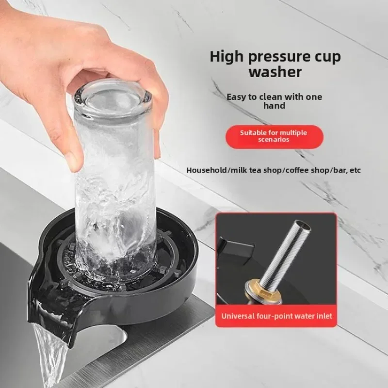 Cup Washing Artifact Cup Washer Sink High Pressure Spray Washing Automatic Faucet Milk Tea Shop Coffee Shop Household Washing
Cup Washing Artifact Cup Washer Sink High Pressure Spray Washing Automatic Faucet Milk Tea Shop Coffee Shop Household Washing