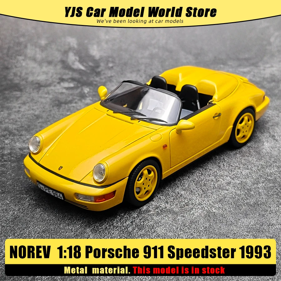 NOREV литая под давлением модель 1:18 Porsche 911 Speedster 1993, металлическая модель автомобиля, коллекция украшений
NOREV литая под давлением модель 1:18 Porsche 911 Speedster 1993, металлическая модель автомобиля, коллекция украшений