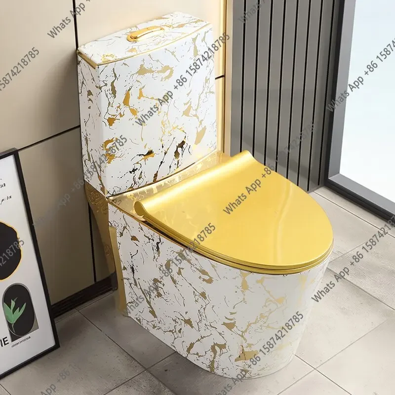 Kk Creative Personality Art Gold Toilet Super Swirl Anti-odor European Style Color Toilet Adult Toilet For Home Use
Kk Creative Personality Art Gold Toilet Super Swirl Anti-odor European Style Color Toilet Adult Toilet For Home Use