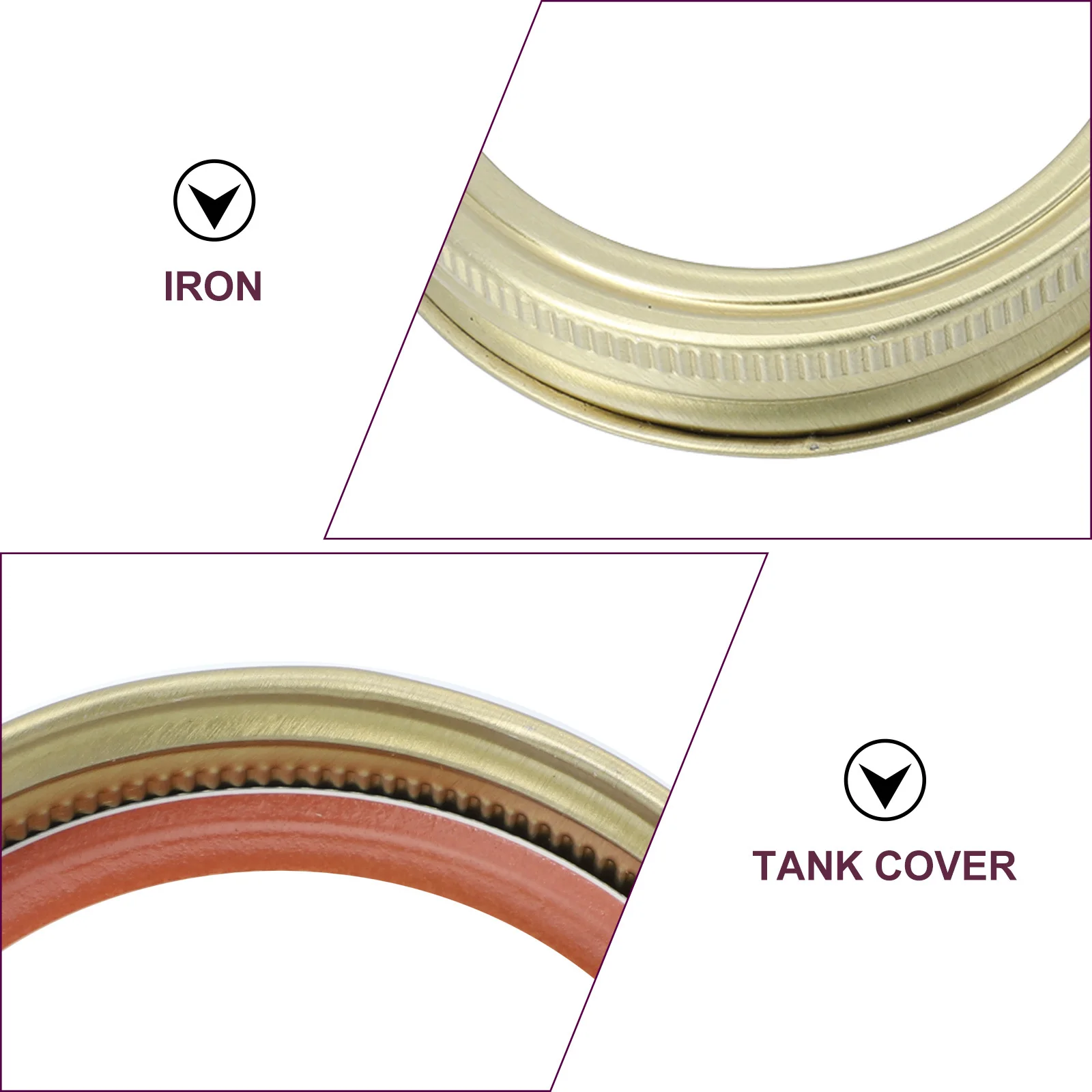 10Sets Tinplate Mason Jar Lids Sealing Rings Leak Proof Metal Covers Airtight Storage Tank Lids Jars Regular Mouth 
10Sets Tinplate Mason Jar Lids Sealing Rings Leak Proof Metal Covers Airtight Storage Tank Lids Jars Regular Mouth