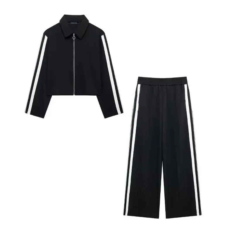TRAFZR Women's Set Two Pieces Women's Summer Suit Set Autumn Sporty Pants Long Sleeve Sets Holiday Outfits Y2k Outfit Set
TRAFZR Women's Set Two Pieces Women's Summer Suit Set Autumn Sporty Pants Long Sleeve Sets Holiday Outfits Y2k Outfit Set