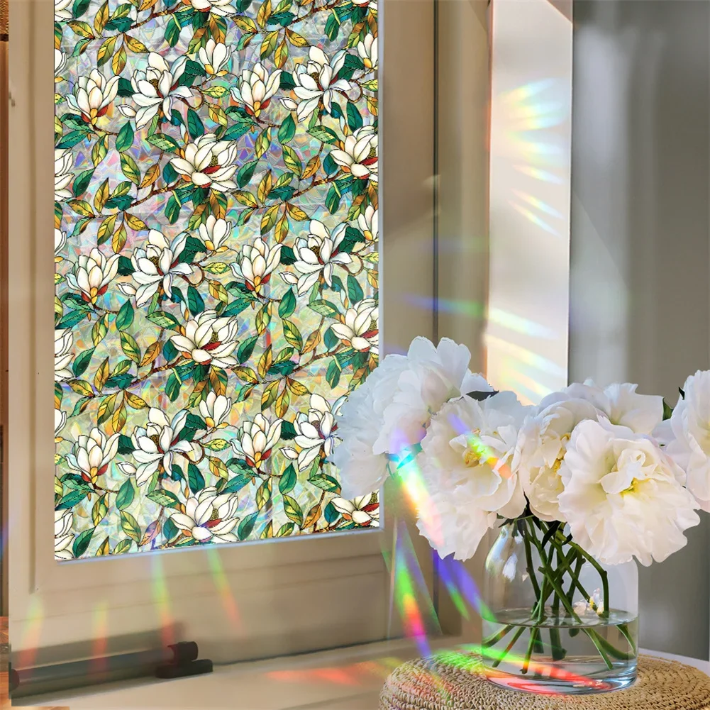 Fashion Home Stained Glass Window Decorative Films Plant Flower Glass Door Decals Removable Non-Adhesive Window Clings Sticker
Fashion Home Stained Glass Window Decorative Films Plant Flower Glass Door Decals Removable Non-Adhesive Window Clings Sticker