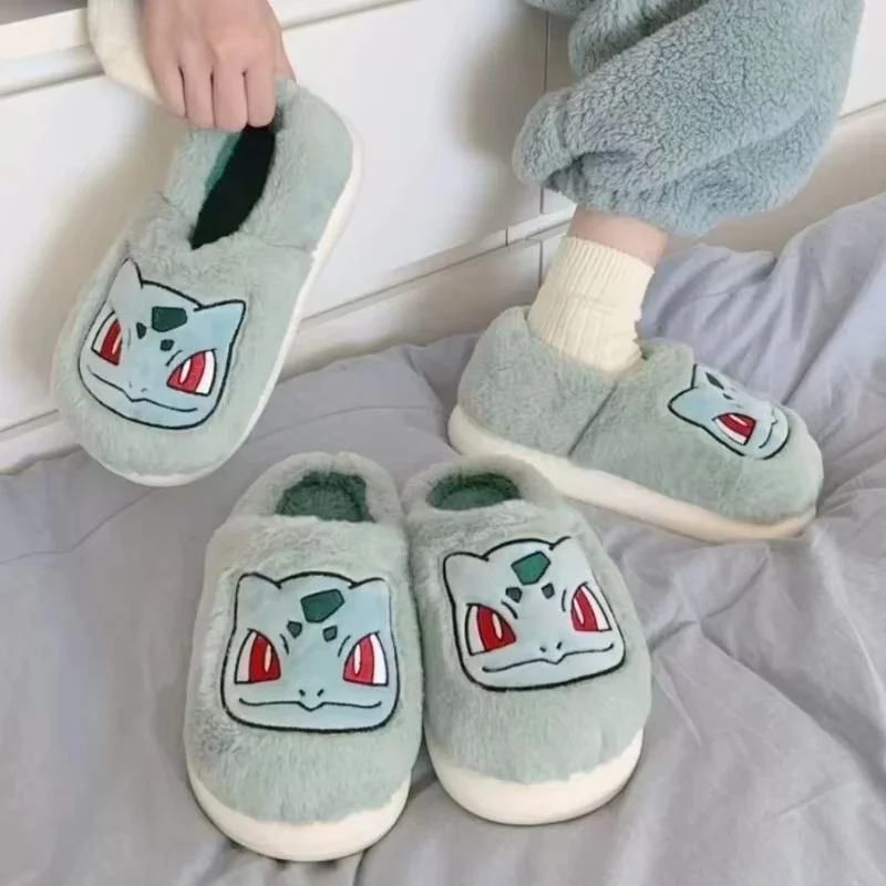 New Pokemon Anime Pikachu Eevee Couple Cotton Slippers Winter Cute Cartoon Men's Women's Home Shoes With Velvet Insulation Gifts
New Pokemon Anime Pikachu Eevee Couple Cotton Slippers Winter Cute Cartoon Men's Women's Home Shoes With Velvet Insulation Gifts