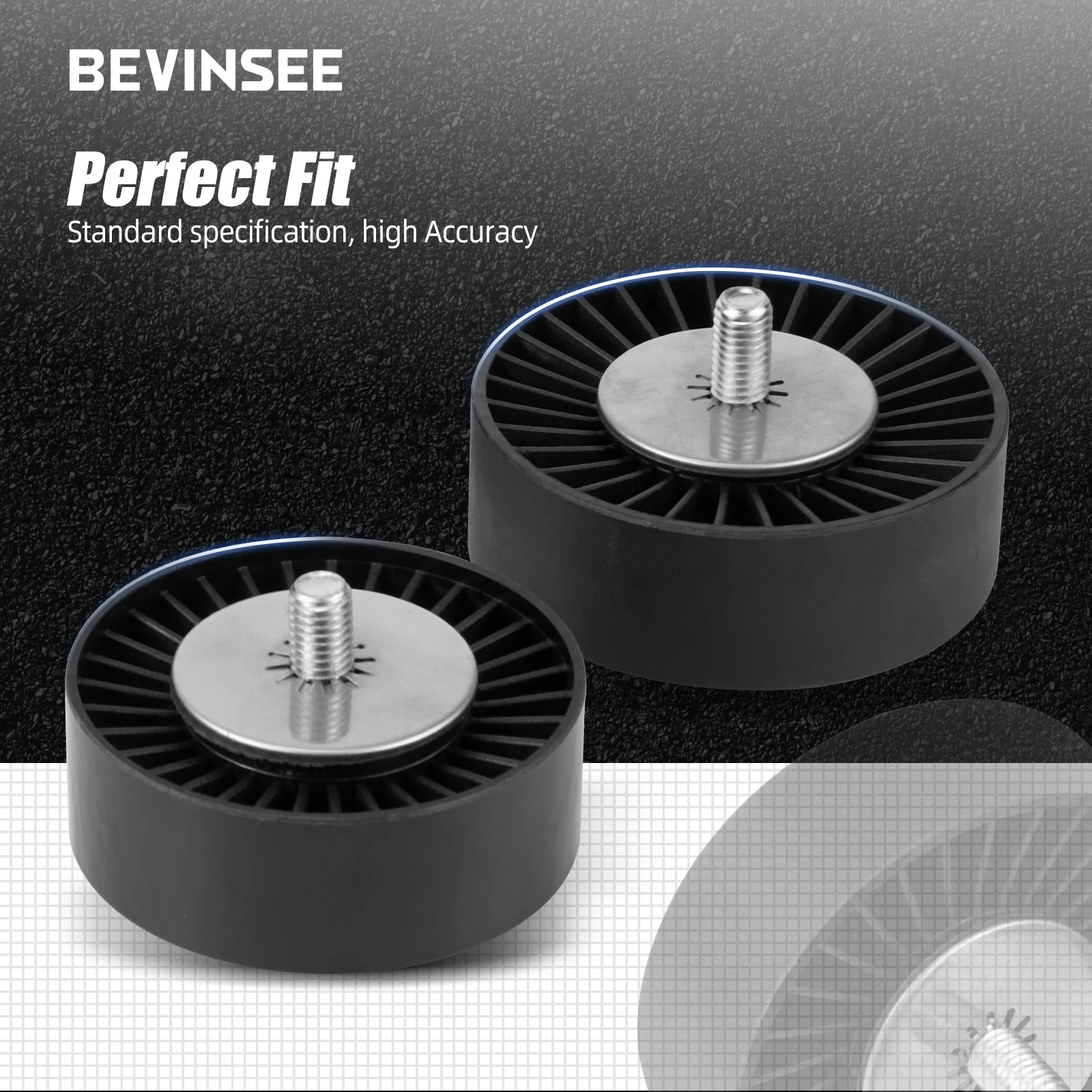 BEVINSEE Serpentine Drive Belt & Idler Pulley &Tensioner Kit For BMW N54 E90 E92 E93 E91 E82 E88 335i 335is 335xi 135i 2005-2010
BEVINSEE Serpentine Drive Belt & Idler Pulley &Tensioner Kit For BMW N54 E90 E92 E93 E91 E82 E88 335i 335is 335xi 135i 2005-2010