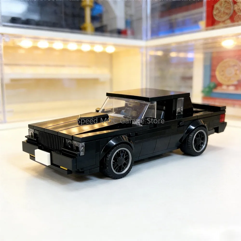 MOC 1980s Black Muscle Car Building Blocks Set - Turbocharged American Sports Car Model Kit for Classic Vehicle Fans
MOC 1980s Black Muscle Car Building Blocks Set - Turbocharged American Sports Car Model Kit for Classic Vehicle Fans