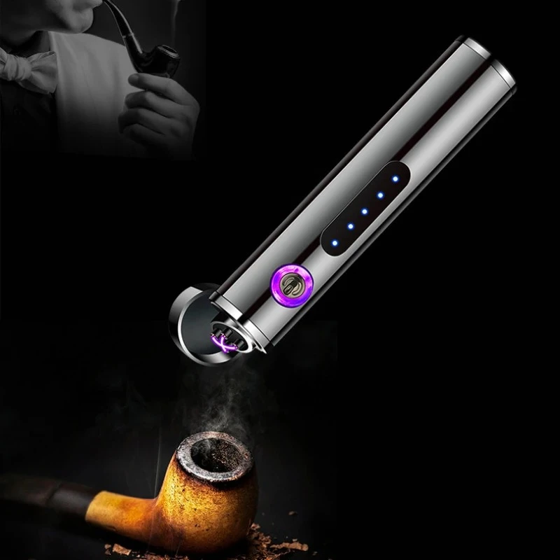 Cylindrical Dual Arc Charging Creative Personalized USB Lighter Outdoor Portable Windproof Plasma Flameless Metal Lighter Tool
Cylindrical Dual Arc Charging Creative Personalized USB Lighter Outdoor Portable Windproof Plasma Flameless Metal Lighter Tool