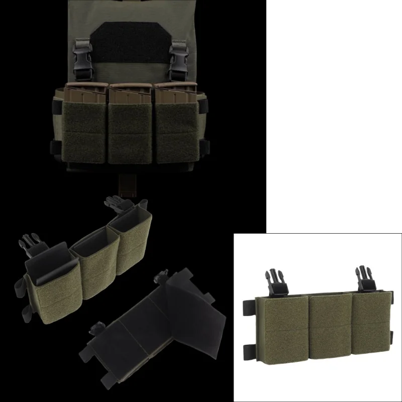 7.62 Dual Purpose Triple Mag Carrier | MOLLE Compatible Rifle Magazine Organizer | For Hunting Equipment Accessories
7.62 Dual Purpose Triple Mag Carrier | MOLLE Compatible Rifle Magazine Organizer | For Hunting Equipment Accessories