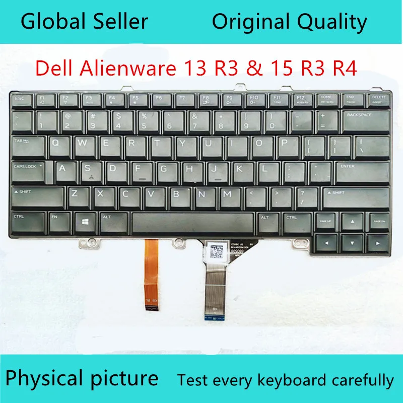 90%NEW For Dell Alienware 13 R3 & 15 R3 R4 US Keyboard CN-0CMVPJ PK1326S1C00 Backlit
90%NEW For Dell Alienware 13 R3 & 15 R3 R4 US Keyboard CN-0CMVPJ PK1326S1C00 Backlit