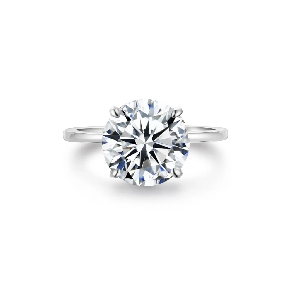S925 silver ring, three carat large diamond ring, stylish and versatile ring jewelry
S925 silver ring, three carat large diamond ring, stylish and versatile ring jewelry