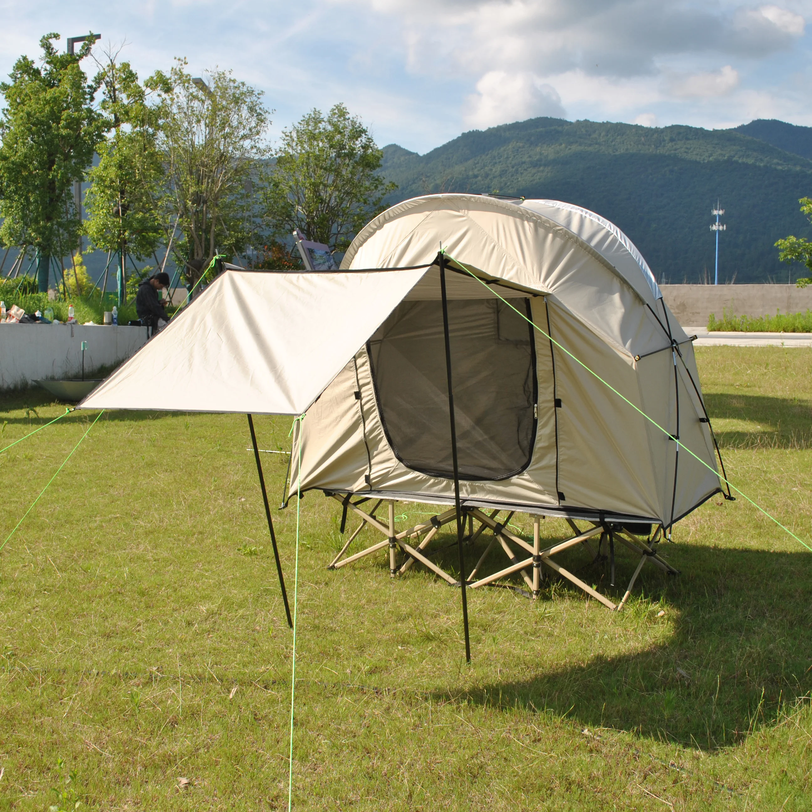 1 Person Cot Tent with Canopy Together,Camping Tent,Backpacking Tent,3 Way Tent Solo Tent,Hiking,Travel,Mountaineering
1 Person Cot Tent with Canopy Together,Camping Tent,Backpacking Tent,3 Way Tent Solo Tent,Hiking,Travel,Mountaineering