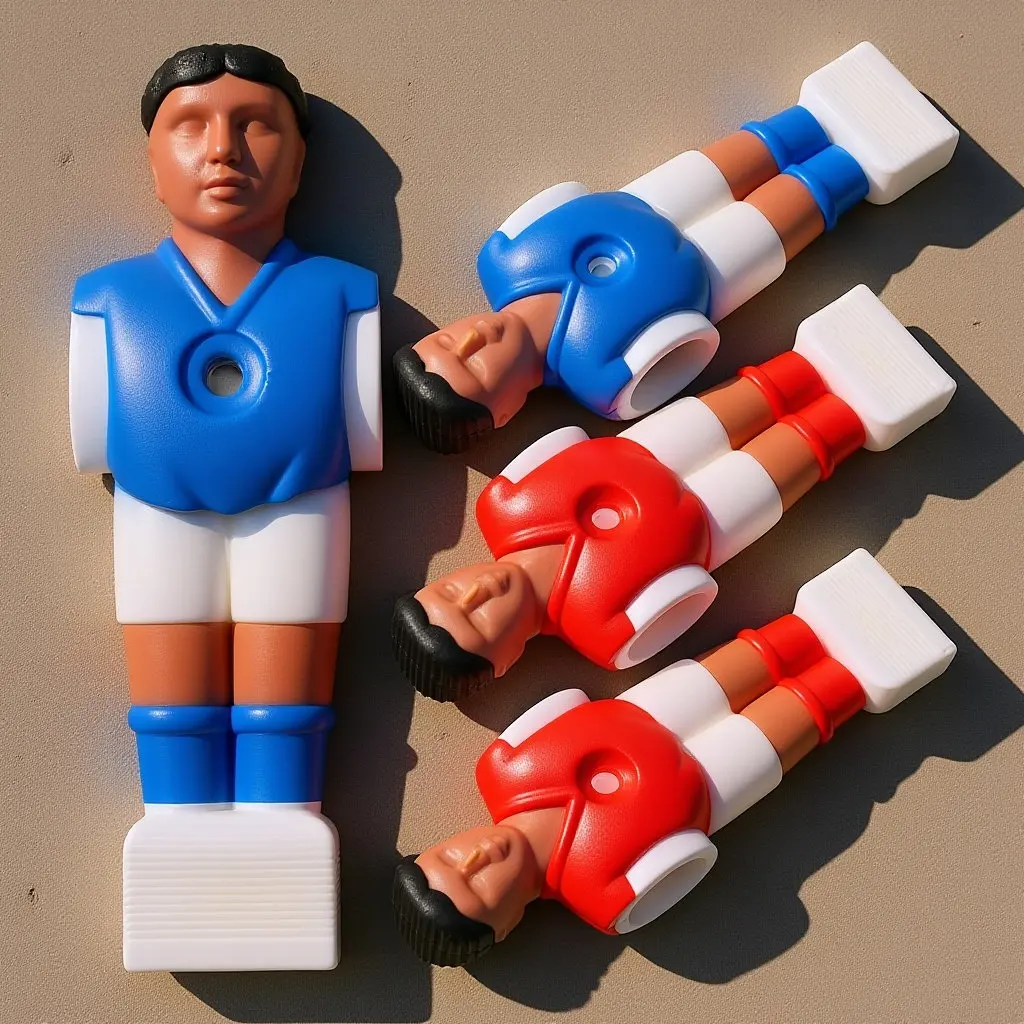 4Pcs Tabletop Football Player Tournament Style Replacement for Standard Foosball Rods Soccer Men Red Blue Mini Soccer Game
4Pcs Tabletop Football Player Tournament Style Replacement for Standard Foosball Rods Soccer Men Red Blue Mini Soccer Game