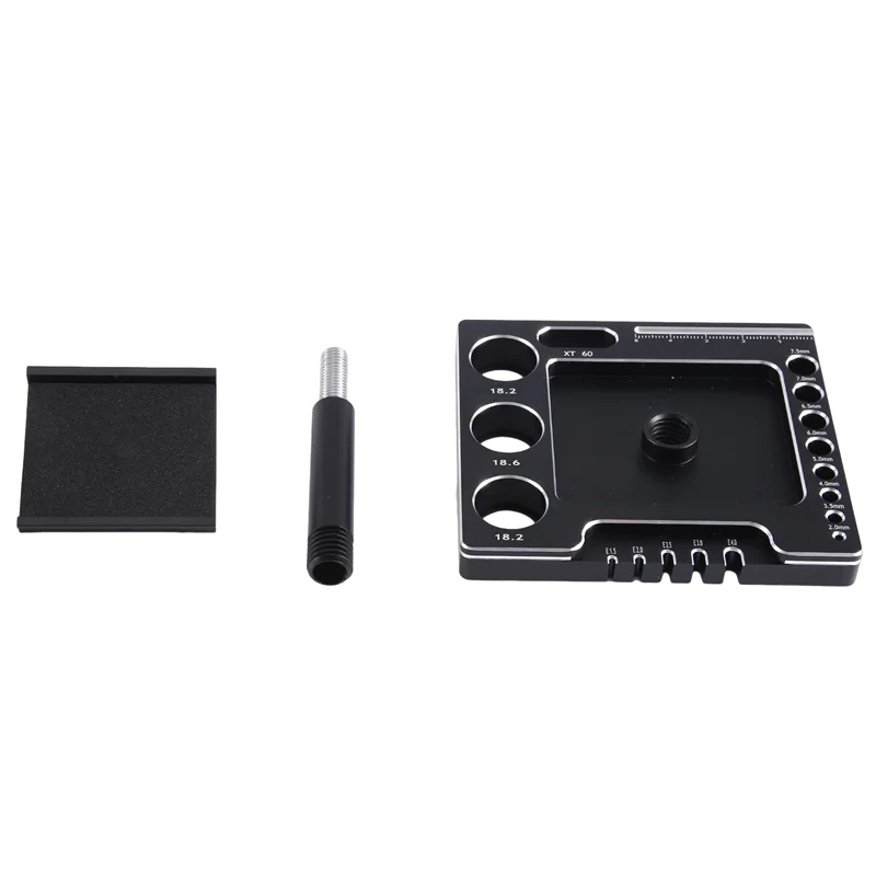 Metal RC Car Work Stand Repair Workstation Assembly Platform 360 Degree Rotation For TRX4M FMS SCX24 1/18 RC Car Parts Black-TCE
Metal RC Car Work Stand Repair Workstation Assembly Platform 360 Degree Rotation For TRX4M FMS SCX24 1/18 RC Car Parts Black-TCE