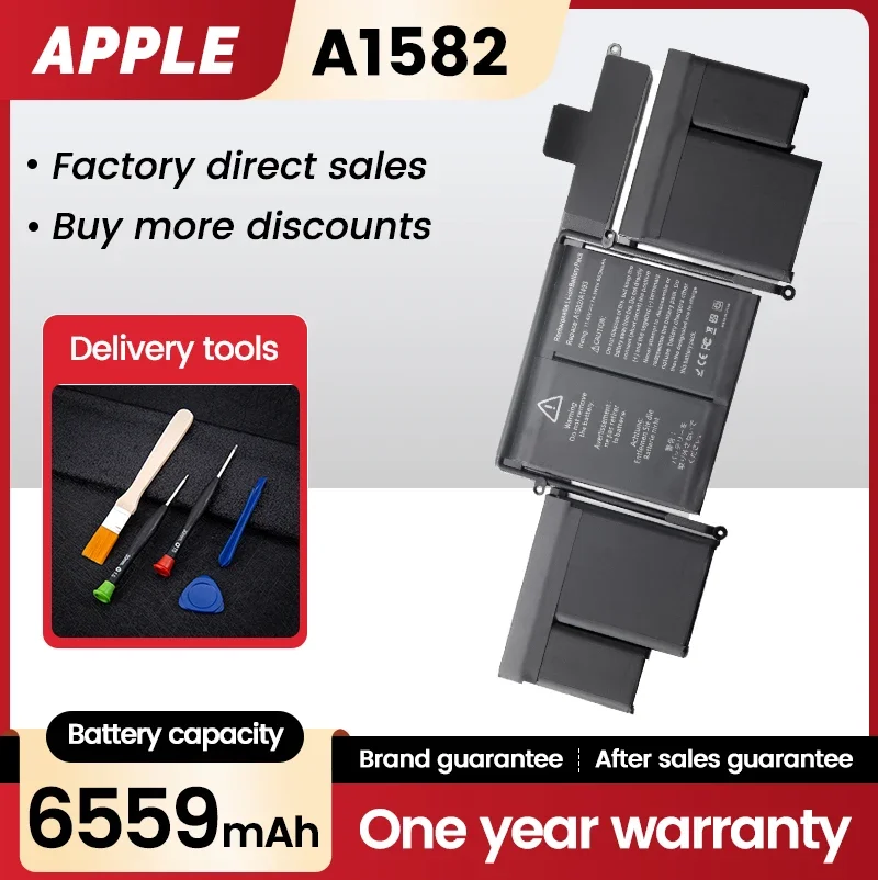 Аккумулятор для ноутбука A1582 A1493 для Apple MacBook Pro 13" Retina A1502 2015 года выпуска, 020-00010, бесплатные инструменты, 500+ циклов зарядки
Аккумулятор для ноутбука A1582 A1493 для Apple MacBook Pro 13" Retina A1502 2015 года выпуска, 020-00010, бесплатные инструменты, 500+ циклов зарядки