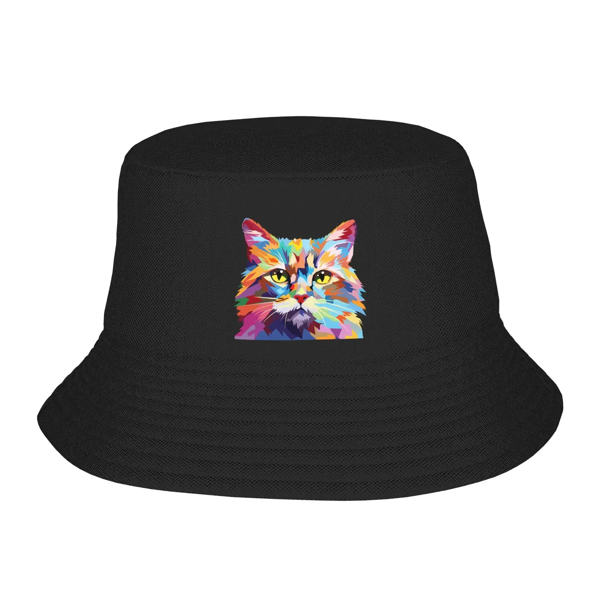 Дизайнерская панама с рисунком кошачьего лица для мужчин и женщин, унисекс, универсальные уличные солнцезащитные шляпы, кепка для рыбалки и охоты, летняя пляжная кепка
Дизайнерская панама с рисунком кошачьего лица для мужчин и женщин, унисекс, универсальные уличные солнцезащитные шляпы, кепка для рыбалки и охоты, летняя пляжная кепка