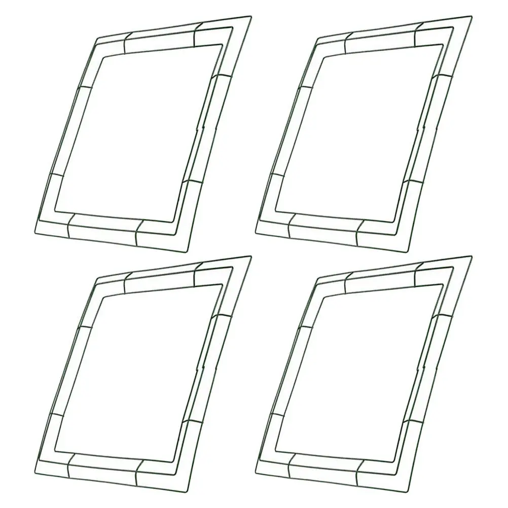 4Pcs Iron Wreath Frame Square Metal Wire Floral Hoop for DIY Holiday Weddings Party Decorations Floral Wreath Making Supplies
4Pcs Iron Wreath Frame Square Metal Wire Floral Hoop for DIY Holiday Weddings Party Decorations Floral Wreath Making Supplies