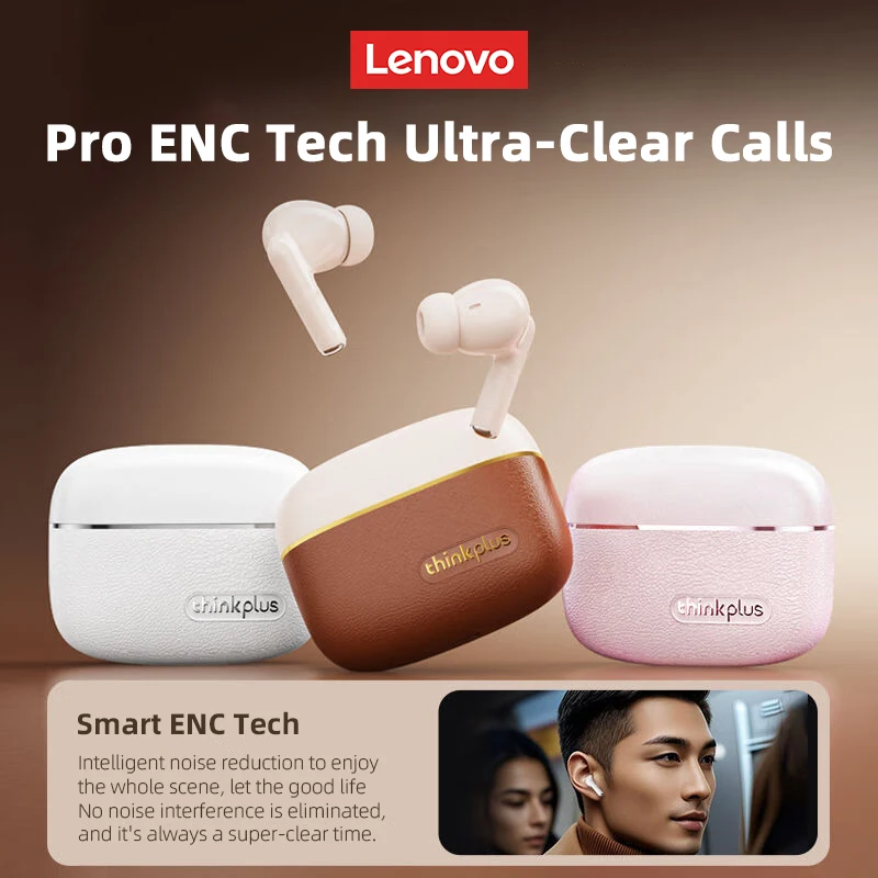 Наушники Bluetooth Lenovo LP27 Pro с HIFI-стереозвуком, шумоподавлением при звонках, беспроводные, с длительным временем работы, кожаный дизайн
Наушники Bluetooth Lenovo LP27 Pro с HIFI-стереозвуком, шумоподавлением при звонках, беспроводные, с длительным временем работы, кожаный дизайн