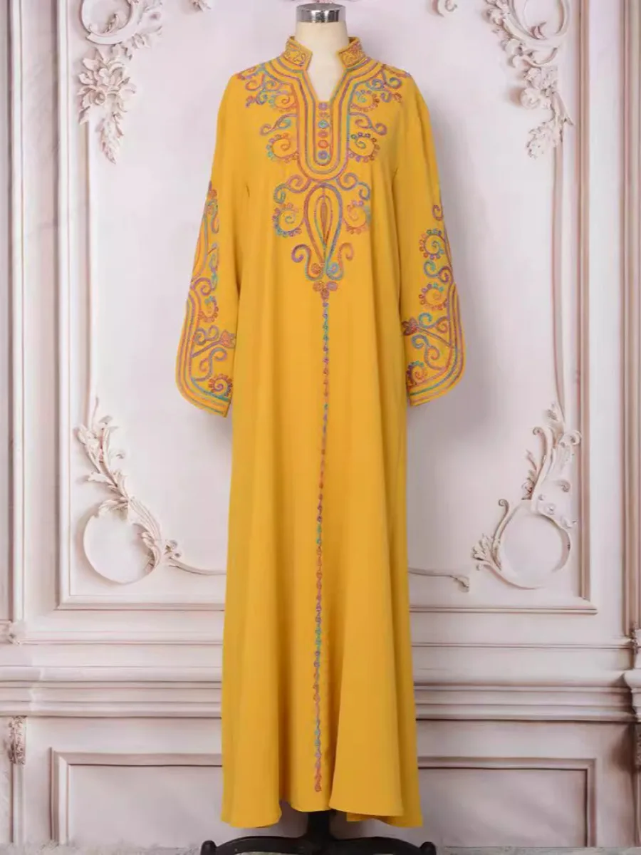 Abayas for Women Dubai Long Robe Jalabiya Embroidery Dresses Party Ramadan Eid Muslim Vestidos Morocco Saudi Arab Abaya Kaftan
Abayas for Women Dubai Long Robe Jalabiya Embroidery Dresses Party Ramadan Eid Muslim Vestidos Morocco Saudi Arab Abaya Kaftan