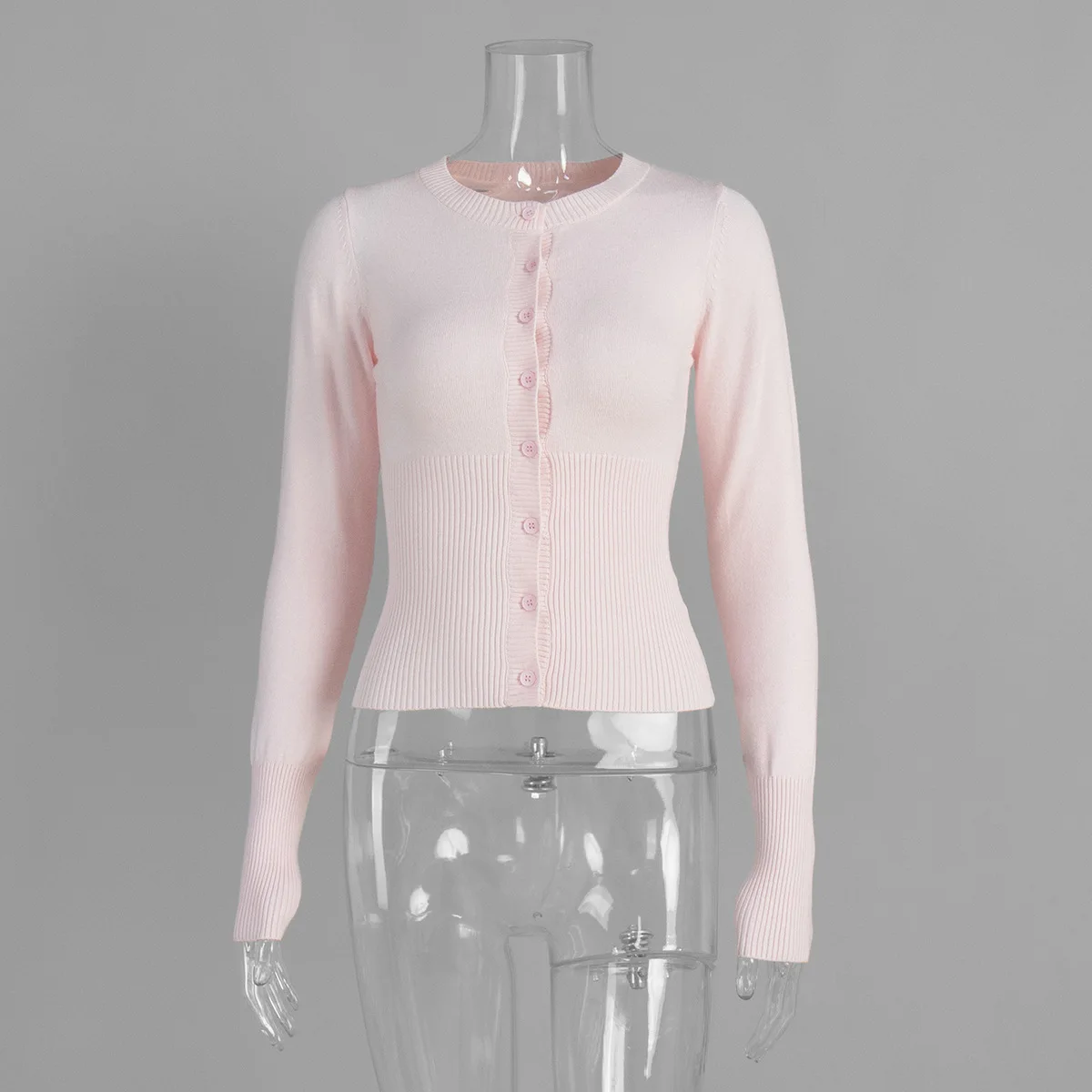 Женский вязаный кардиган с длинным рукавом, европейско-американский стиль, весна-осень, новый фасон, приталенный, однобортный свитер
Женский вязаный кардиган с длинным рукавом, европейско-американский стиль, весна-осень, новый фасон, приталенный, однобортный свитер