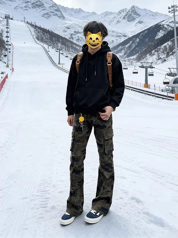 Retro Camouflage Slim Fit Straight Leg Jeans Men's Autumn Winter Workwear Pants High Street Sle Youthful Wear Resistant
Retro Camouflage Slim Fit Straight Leg Jeans Men's Autumn Winter Workwear Pants High Street Sle Youthful Wear Resistant