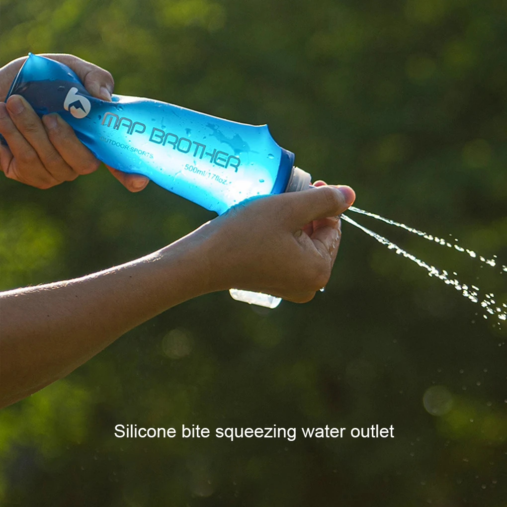 Foldable Silicone Soft Flask Water Bottles Outdoor Camping Traveling Running Kettle Hydration Pack Bag Vest 250ML- 500ML
Foldable Silicone Soft Flask Water Bottles Outdoor Camping Traveling Running Kettle Hydration Pack Bag Vest 250ML- 500ML