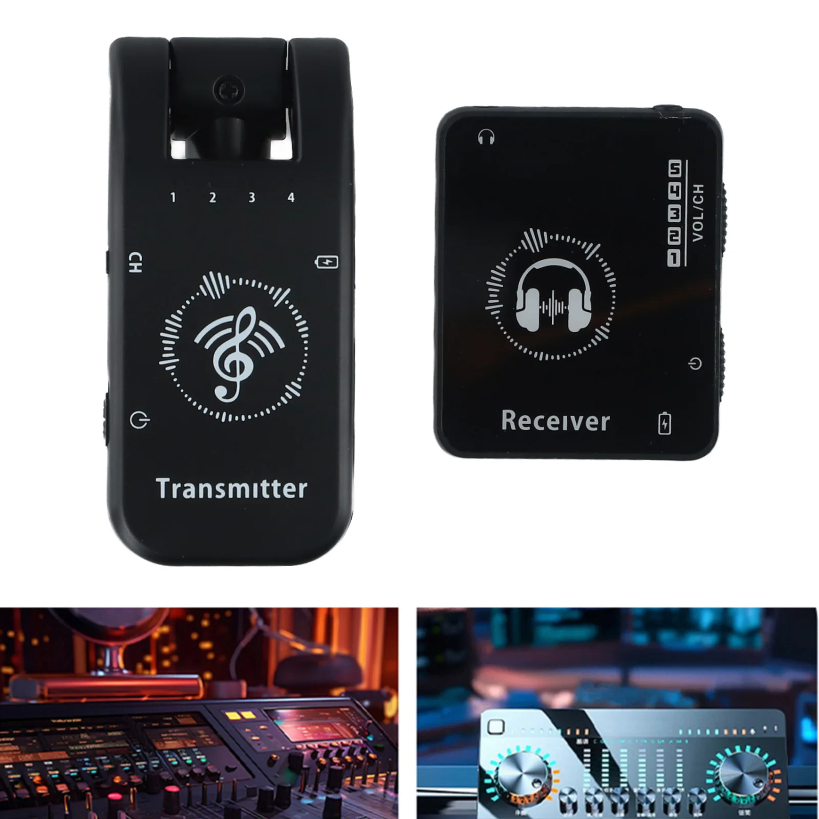 Built-in Battery Audio Transmission Live Performance Transmission Distance Wireless 2.4GHz Audio Compact Design
Built-in Battery Audio Transmission Live Performance Transmission Distance Wireless 2.4GHz Audio Compact Design