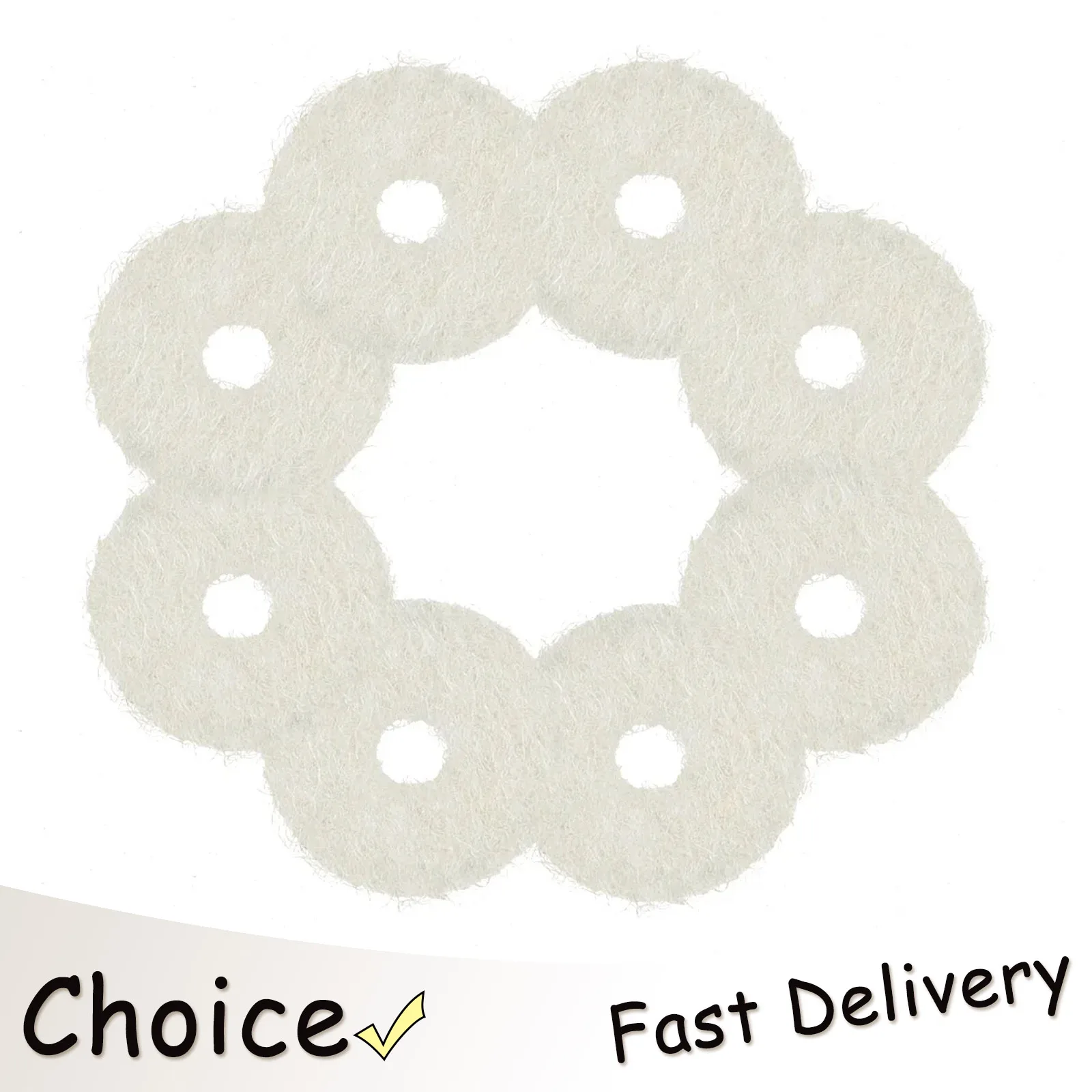 SLADE 90 Pcs Piano Tuning Tools 2mm Thicken Felt Pad Circle Washers Piano Replacement Parts Keyboard Instrument Accessories