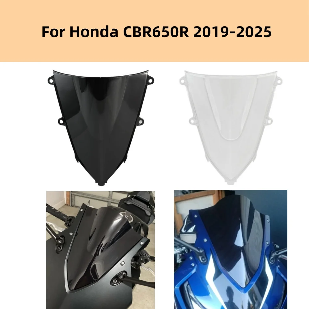 For Honda CBR650R 2019-2025 Motorcycle Windshield Double Bubble Windshield Screen Accessories CBR650R CBR-650R CBR 650R 650R
For Honda CBR650R 2019-2025 Motorcycle Windshield Double Bubble Windshield Screen Accessories CBR650R CBR-650R CBR 650R 650R