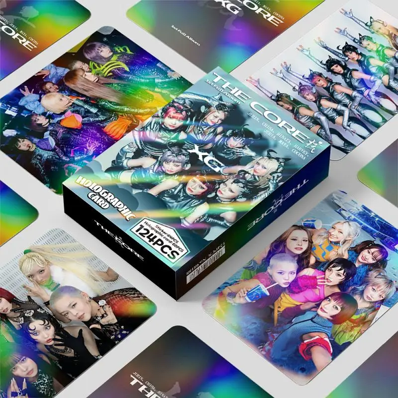 124PCS XG Album THE CORE Laser LOMO Cards Set - Korean Star Holographic Photo with Bonus Stickers Perfect Gift for Fans
124PCS XG Album THE CORE Laser LOMO Cards Set - Korean Star Holographic Photo with Bonus Stickers Perfect Gift for Fans