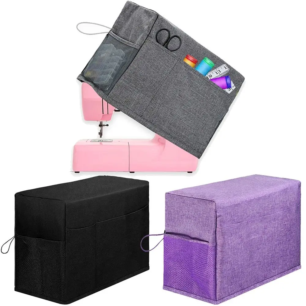 Reusable Sewing Machine Cover Waterproof PVC Protective Quilted Solid With 2 Lateral Pockets Anti Dust Sewing Tool Storage Bag
Reusable Sewing Machine Cover Waterproof PVC Protective Quilted Solid With 2 Lateral Pockets Anti Dust Sewing Tool Storage Bag