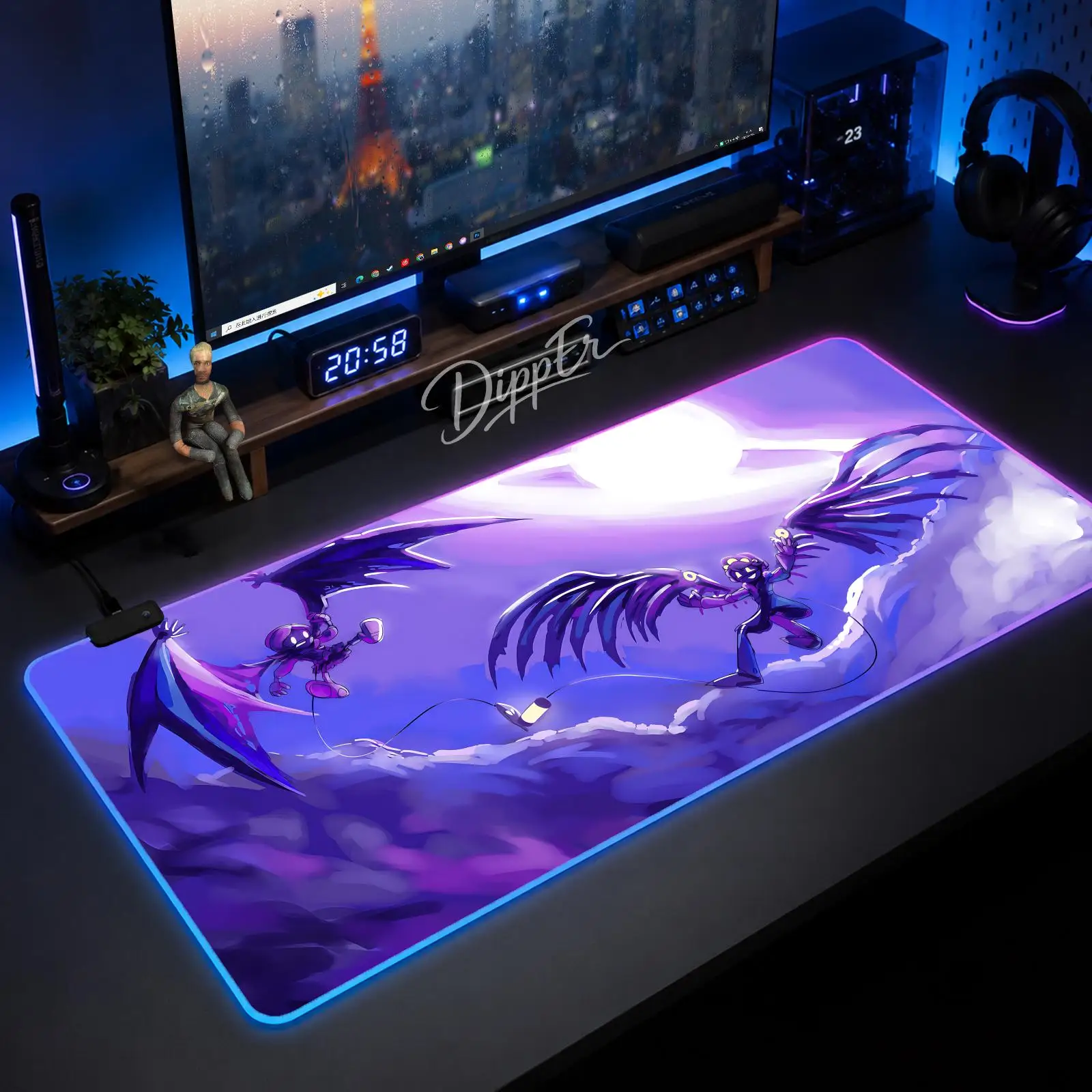 A-Murder-Drones Mouse Pad Large Size LED Glowing Table Pad XXL Gaming Non-slip Rubber Mat With Backlight
A-Murder-Drones Mouse Pad Large Size LED Glowing Table Pad XXL Gaming Non-slip Rubber Mat With Backlight