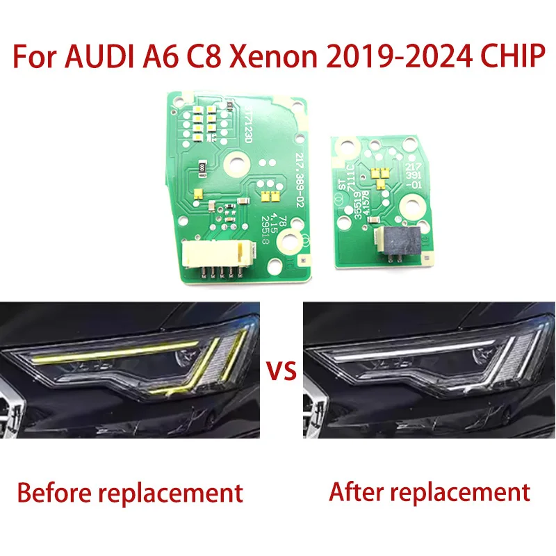 Белый свет для AUDI A6L C8 ксеноновые фары 2019-2024 автомобильные DRL балластный чип ангельские глазки печатная плата источник света чип
Белый свет для AUDI A6L C8 ксеноновые фары 2019-2024 автомобильные DRL балластный чип ангельские глазки печатная плата источник света чип