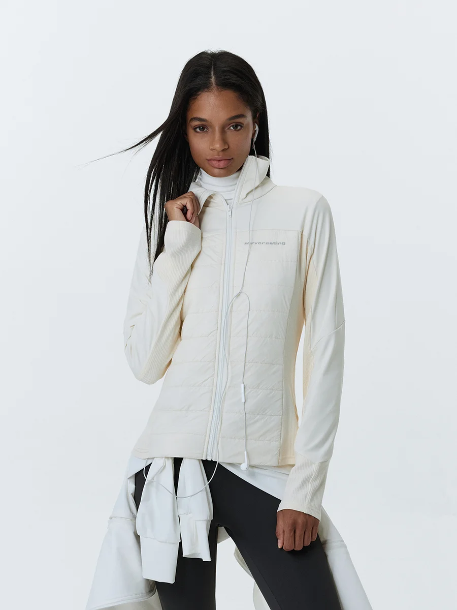 ATRY Patchwork Stand Collar Warm ort Cotton Jaet for Women Fitn Running Lightweight Top Coat Nylon Fabric Regular Fit
ATRY Patchwork Stand Collar Warm ort Cotton Jaet for Women Fitn Running Lightweight Top Coat Nylon Fabric Regular Fit