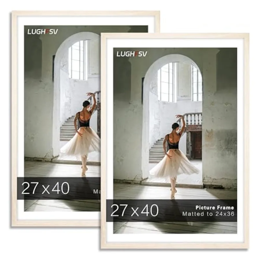 27x40 Large Picture Frame for Wall, Vertical or Horizontal Wall Hanging Large Poster Frame for Photo and Posters, Poster Frame
27x40 Large Picture Frame for Wall, Vertical or Horizontal Wall Hanging Large Poster Frame for Photo and Posters, Poster Frame